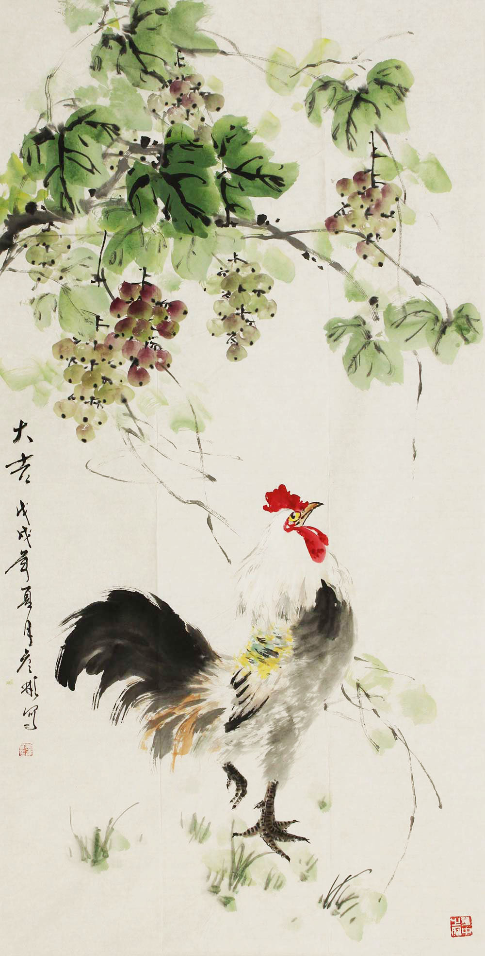 刘彦彬花鸟画作品赏析 | 工写兼备 富贵和美【博宝·资讯】