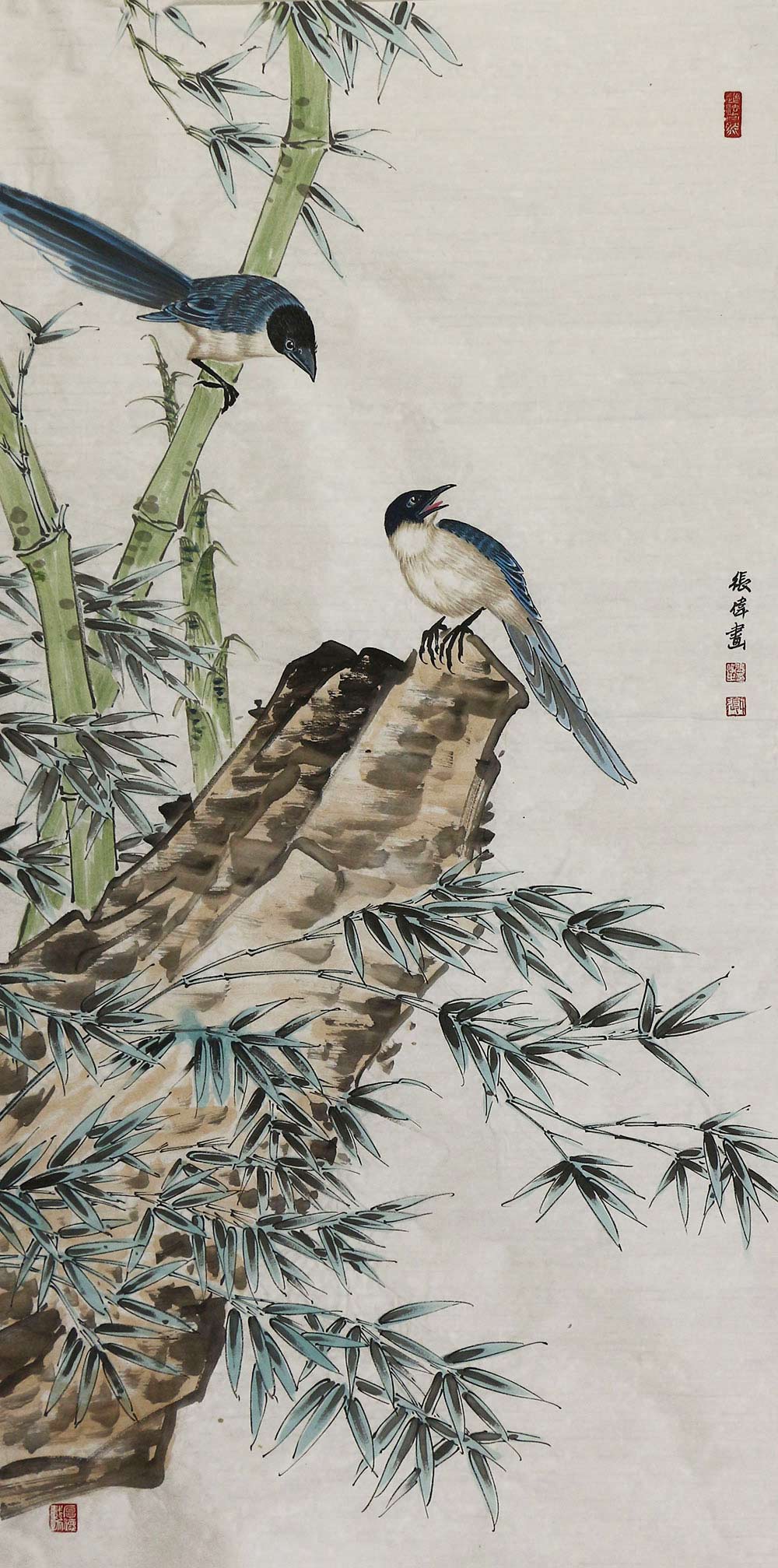 张伟花鸟画作品赏析 | 以物寓意 精致细腻【博宝·资讯】