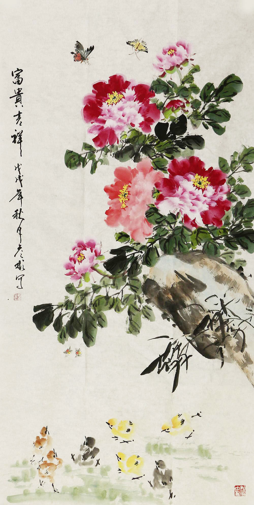 刘彦彬花鸟画作品赏析 | 绘画鸡是他的最爱,独特的画面诠释和记录着