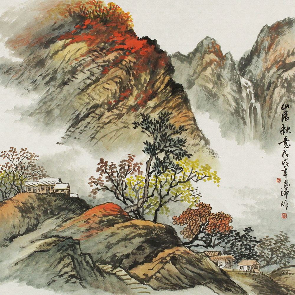 于恩沛山水画作品赏析 | 浪漫的意境,超逸的笔墨【博宝·资讯】