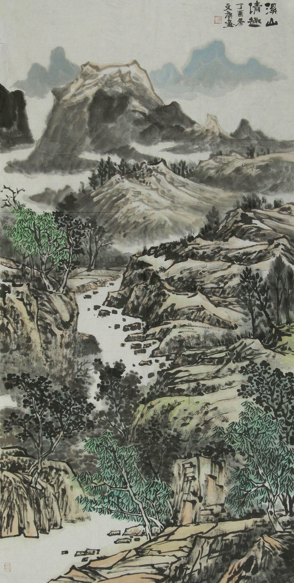 张荣耀山水画作品赏析 | 笔墨优雅 景色清幽【博宝资讯】