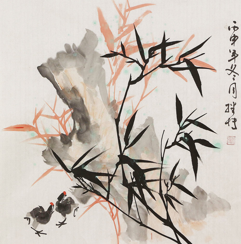 张继博花鸟画作品赏析 | 笔墨写意,用墨简洁,形神兼备【博宝·资讯】