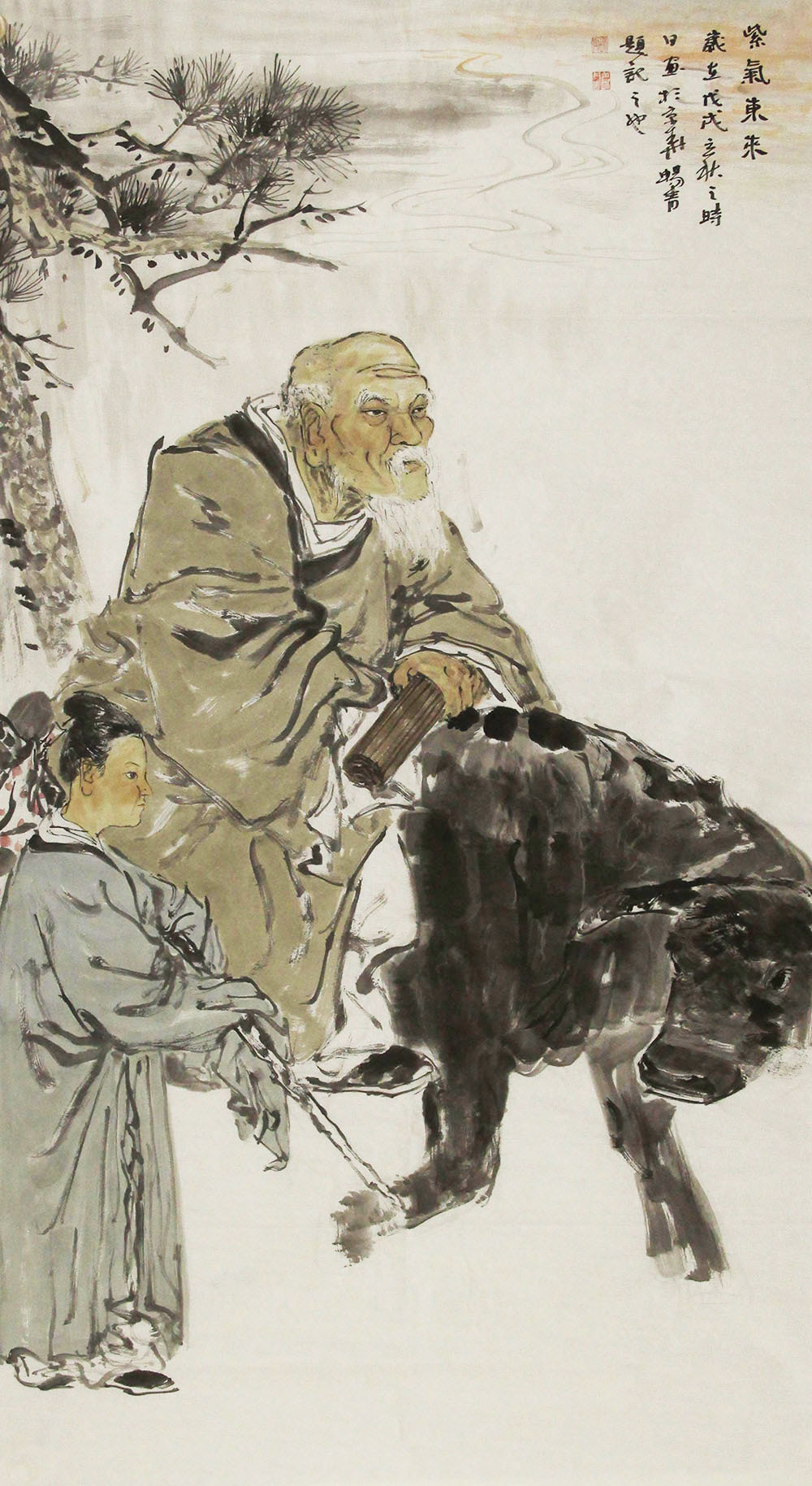 闫畅青人物画作品赏析 | 汉唐古风扑面,祥和情调沁心【博宝资讯】