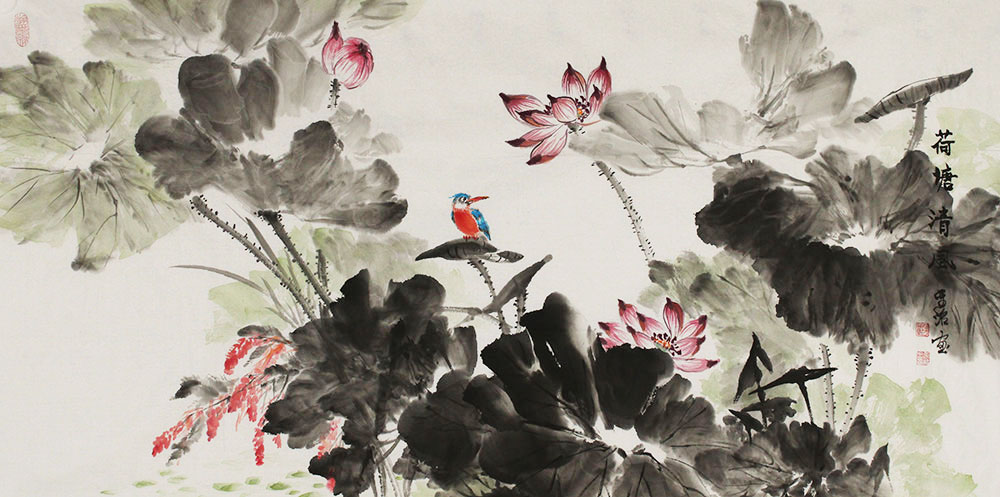 陈平治花鸟画作品赏析 | 笔墨写意,造型独特,色彩氤氲,匠心独具【博宝