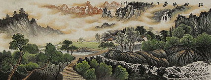 【小六尺】职业画家 李伟成 山水 国画
