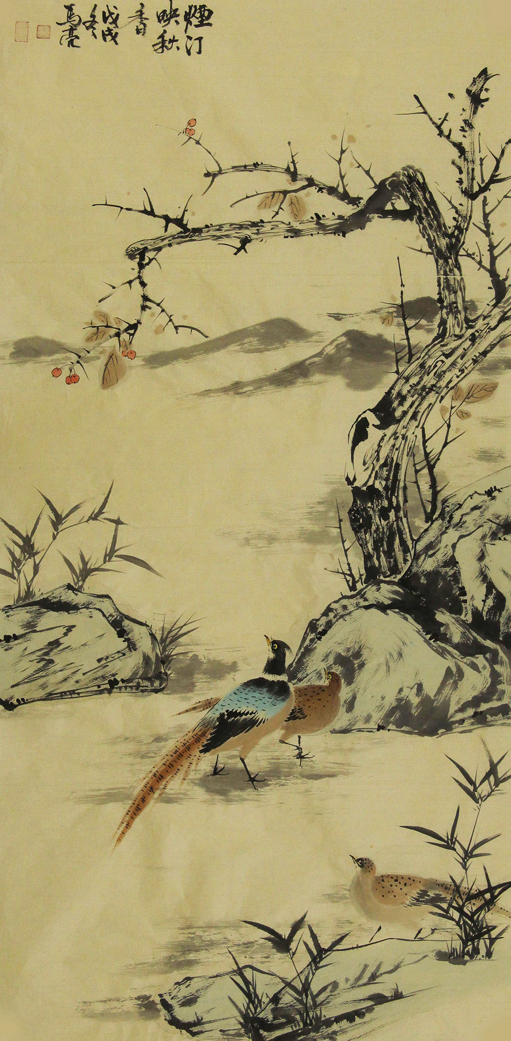 马亮花鸟画作品赏析 | 画家表现季节变幻,自然界无限清新雅趣,四季