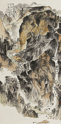 美术学硕士，师从卢禹舜先生    现就职于中国国家画院教学培训部。 张世博 11.08笔墨同心东临碣石，以观沧海展览作品 国画