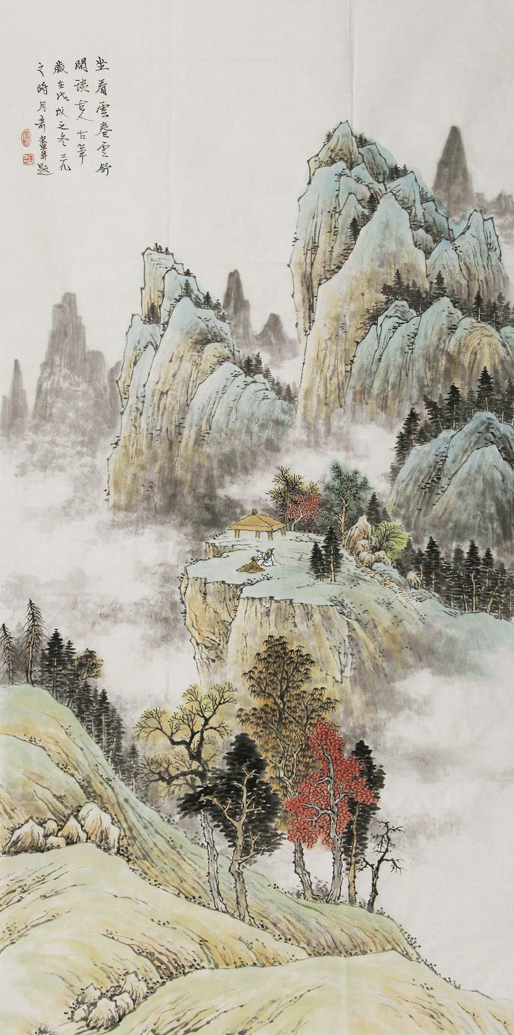 张月奇山水画作品图片