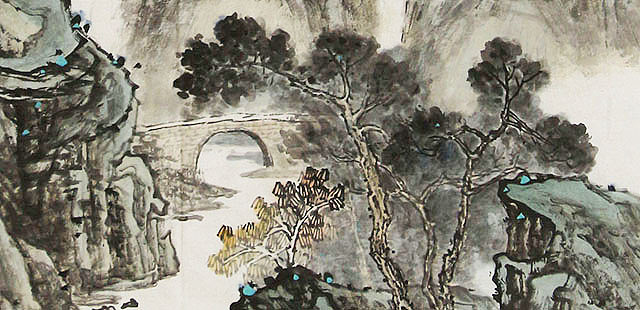 中国美术家协会会员 任广强 山水 国画