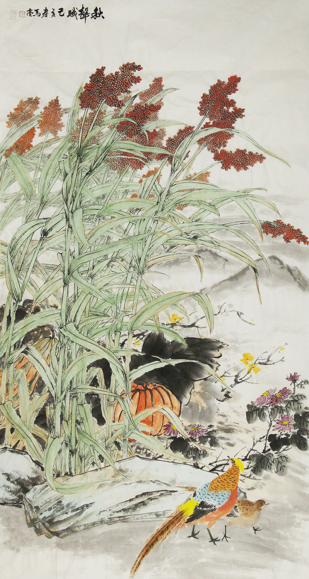 马亮花鸟画作品赏析 | 喜气满纸 墨韵飘逸【博宝资讯】