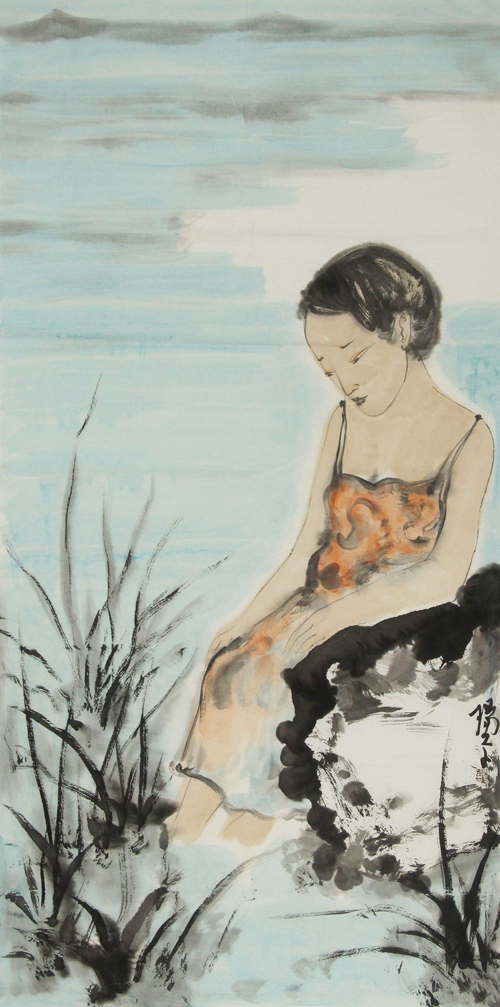 杨平人物画作品赏析 | 朴实与清纯,激情与浪漫,率真与自然【博宝资讯