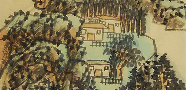 中国美术家协会会员 曹天龙 山水 国画