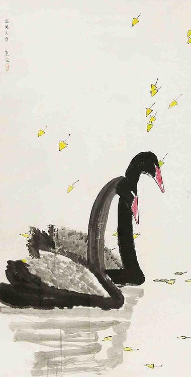 江苏省美术家协会会员 陈茜 花鸟3.8《她.艺术》展览作品 国画