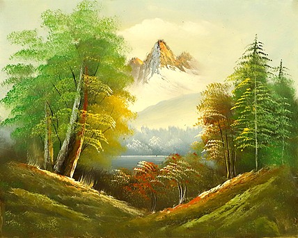 精品油画 广西师范大学油画系 白雪松