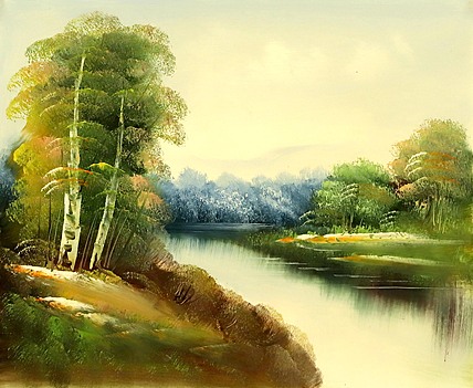精品油画 广西师范大学油画系 白雪松