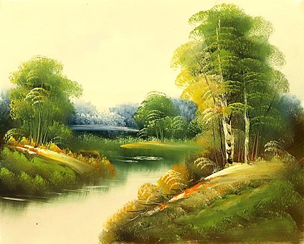 精品油画 广西师范大学油画系 白雪松
