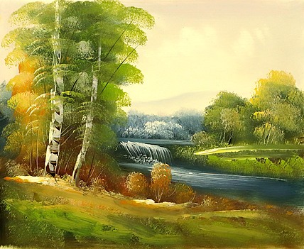 精品油画 广西师范大学油画系 白雪松