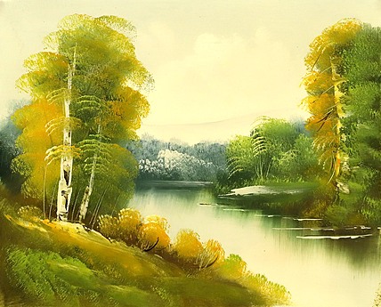 精品油画 广西师范大学油画系 白雪松