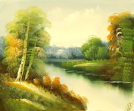 精品油画 广西师范大学油画系 白雪松