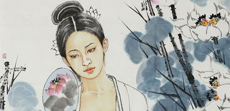 中国美术家协会会员 冯永强 人物4.26-5.3签约艺术家联展展览作品 国画