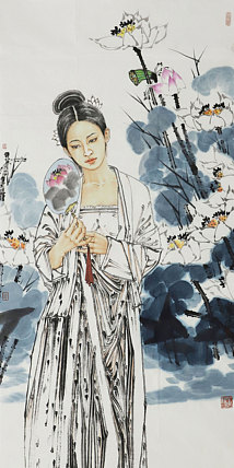 中国美术家协会会员 冯永强 人物4.26-5.3签约艺术家联展展览作品 国画
