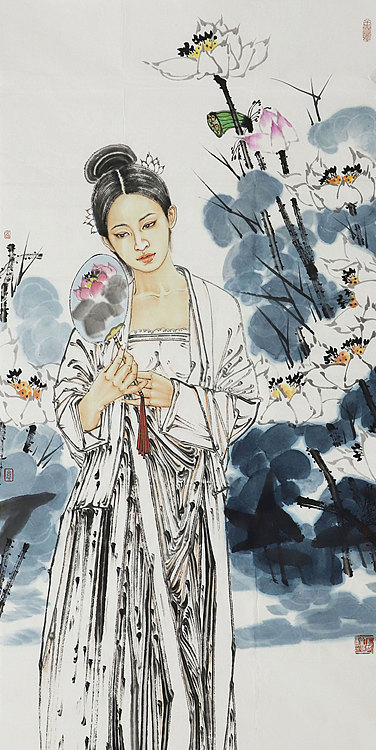 中国美术家协会会员 冯永强 人物4.26-5.3签约艺术家联展展览作品 国画