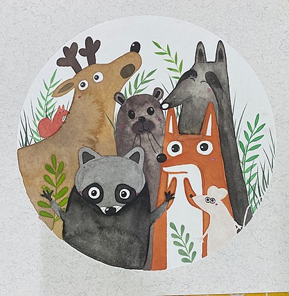 霍金云南师范大学国画系硕士 霍金 精品国画