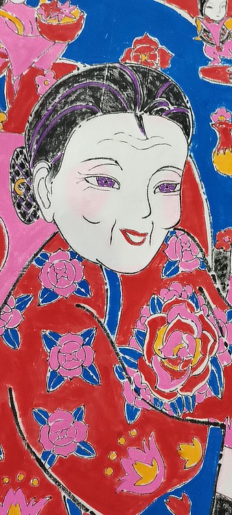 结业于中央美术学院国画院高研班张春燕童年的故事