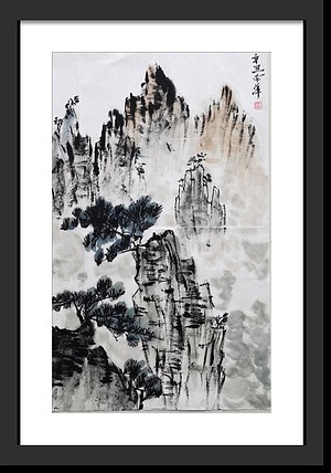 李萍手绘山水