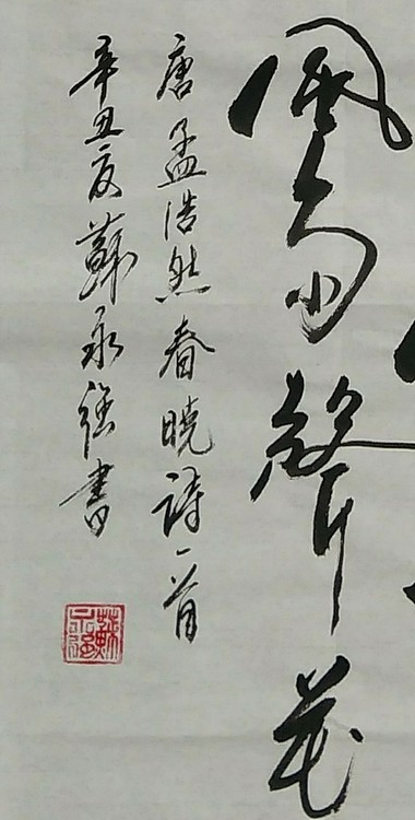 苏永强,中国书画家协会会员书法