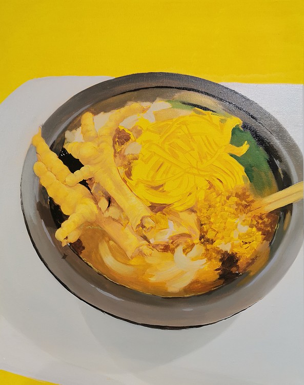 艺品万家签约艺术家凌标《我的午餐》