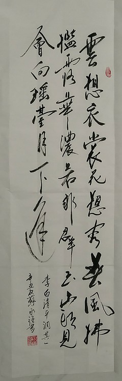 苏永强,中国书画家协会会员书法