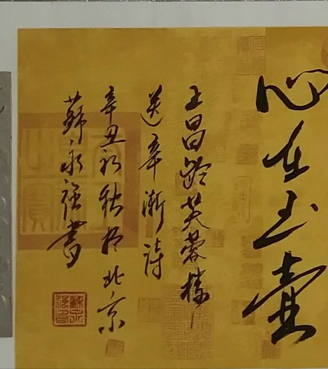 苏永强,中国书画家协会会员书法