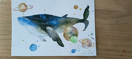 贾佳水彩