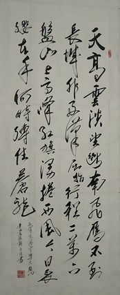 苏永强,中国书画家协会会员书法