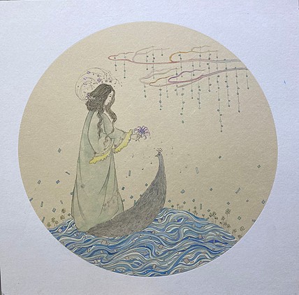 霍金云南师范大学国画系硕士 霍金 精品国画