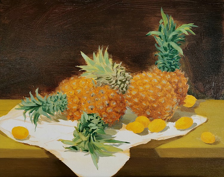 艺品万家签约艺术家凌标《凤梨•菠萝》