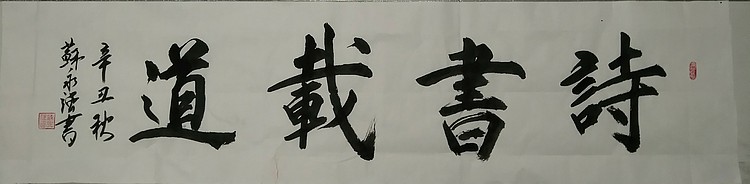 苏永强,中国书画家协会会员书法