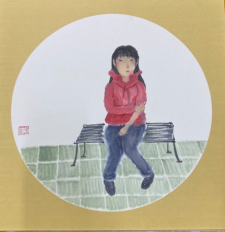 霍金云南师范大学国画系硕士 霍金 精品国画