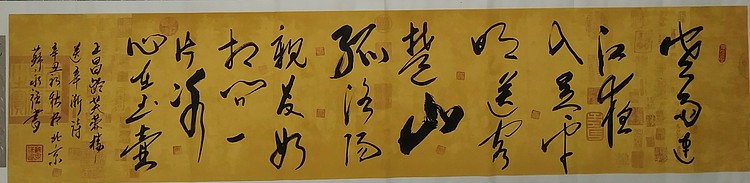 苏永强,中国书画家协会会员书法