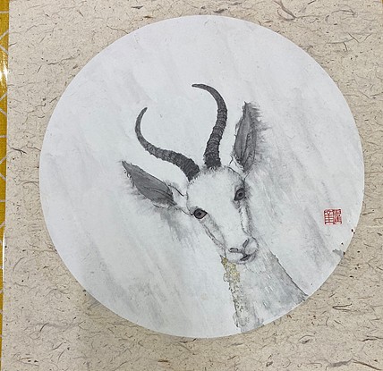 霍金云南师范大学国画系硕士 霍金 精品国画