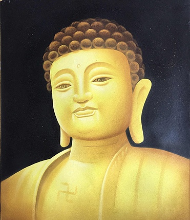 青年油画家陈顺强《慈祥》
