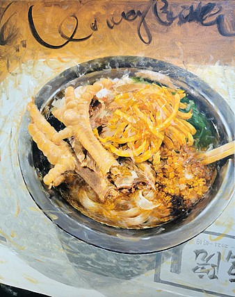 艺品万家签约艺术家凌标《我的午餐》