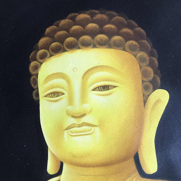 青年油画家陈顺强《慈祥》