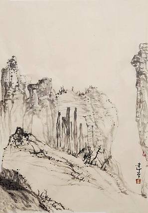 林山清幽图
