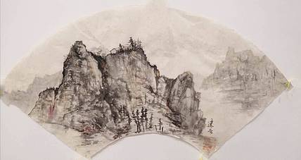 雁荡山写生之四：醉山图