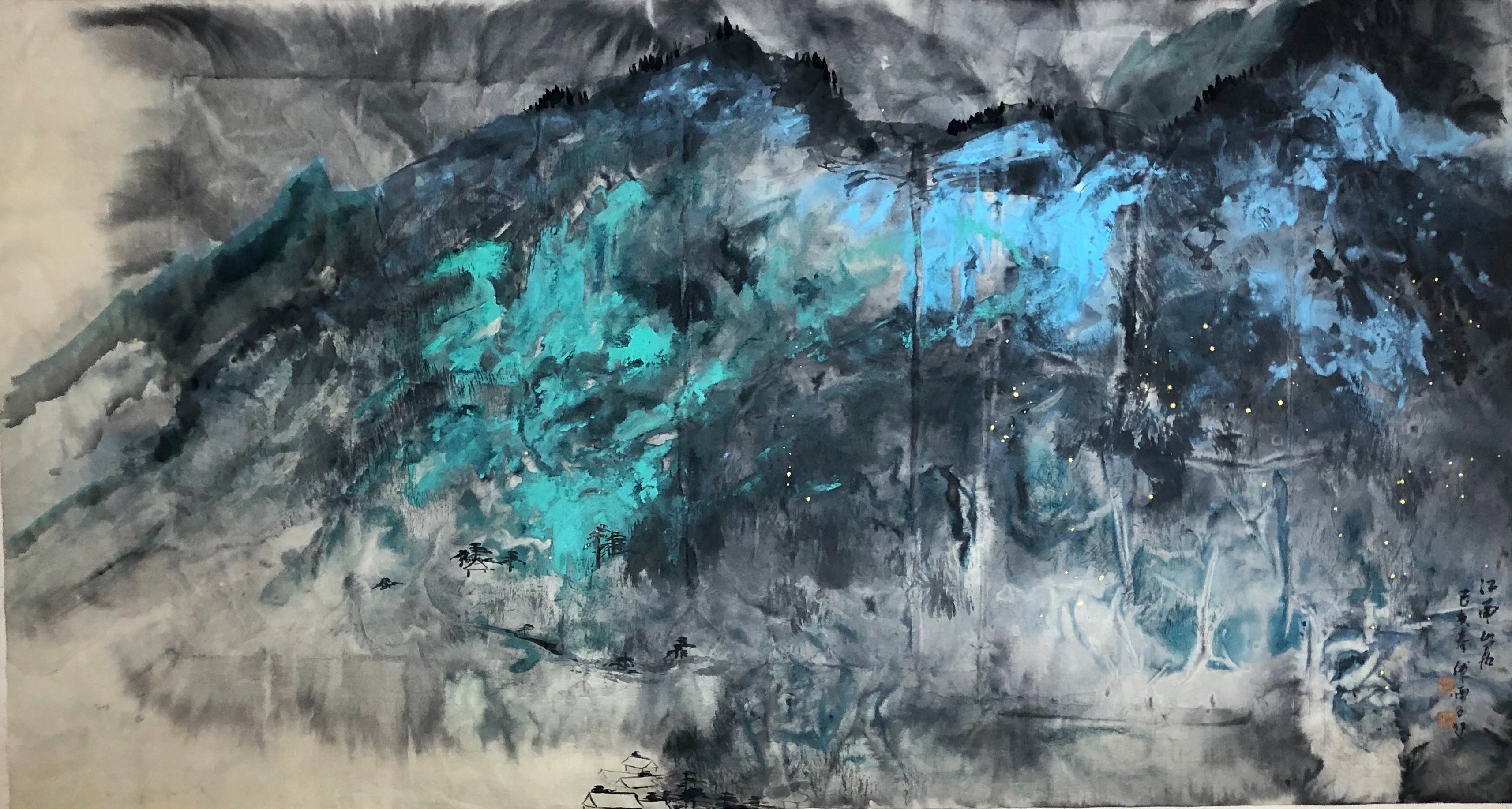 傅云石山水画作品赏析 | 唯美浪漫 感染人心【博宝资讯】