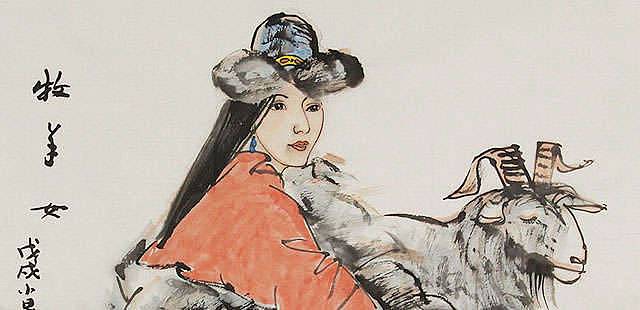 中国当代实力派人物画画家 副教授 中国美协会员 陈恺精品