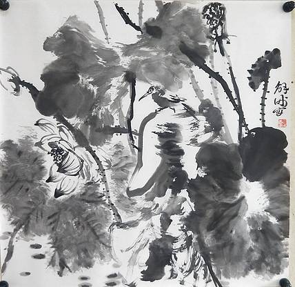 听雨图
