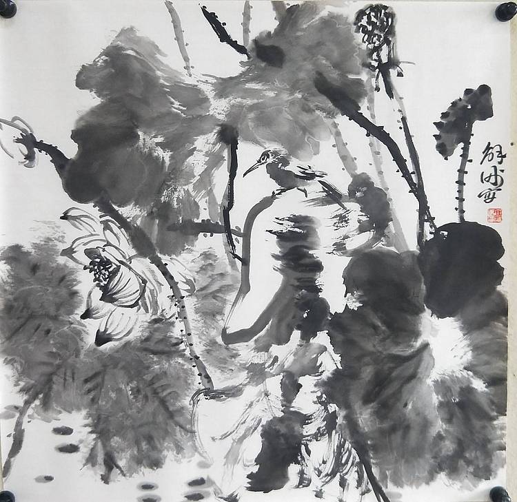 听雨图